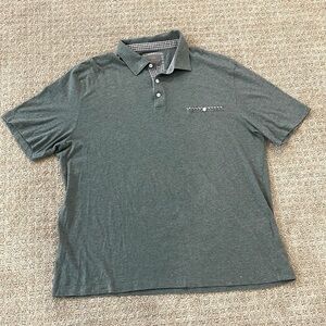 Thomas Dean heather Seafoam Green Polo Shirt